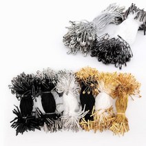 상표끈 택끈 KP 실고리 옷핀실고리 택고리 실고리핀 택핀 라벨끈 약100개 878EA, 블랙끈+골드핀