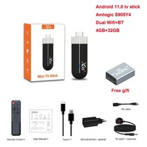 리모컨 만능리모콘 통합리모컨 글로벌 버전 TV 스틱 4K 안드로이드 11.0 4GB RAM 32GB ROM 넷플릭스 5G 와이파이 미니 파이어 HD BT4.X 스마트 동글, 02 Eu 플러그_02 4GB32GB firestick