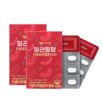 씨스팜 [씨스팡]혈관팔팔 1월분(30정 2박스), 500mg x 30정 2박스(15g)