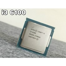 7600 13600kf amd5600 1950x3d 13700k 중고 인텔 코어 i3 6100 3.7GHz 3M 캐시 듀얼 51W CPU 프로세서 SR2HG LGA 1151