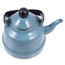 중식화구 중화렌지 Tea Kettle Pot Enamel Maker 커피 세라믹 스토브 Vintage Whistling No Safe 도자기 일, 01 Green