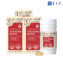 [종근당] 닥터굿스 간건강 밀크씨슬 멀티비타민 3병(6개월분), 단품, 단품