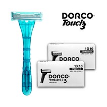 도루코 3중날 일회용 면도기 터치3 X 10팩, 2개