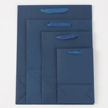 M 파랑 쇼핑백 종이가방 제작 미니 크라프트 무지 답례품 종이백 고급 청첩장 결혼식 선물 타포린 가방 바