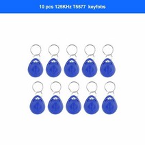 RFID복사기 RFID 카드키 복제 공동현관핸드 헬드 RFID 복사기 리더 야외 작가 13.56MHz USB Cloners, 04 10Pcs T5577Keyfob
