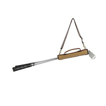 TOURBON Canvas Mini Golf Carry Sunday Bag Lightweight Driving Range Training Case Khaki 보스턴백 골프여행가방