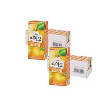 서울우유 리이브 제주감귤 190ml x 48입(24입+24입), 리이브 제주감귤 190ml x 48입(2