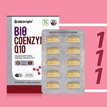 코엔자임Q10 100mg 코큐텐 큐엔자임 큐텐 혈압낮추는법 유비퀴놀30캡슐, 단품