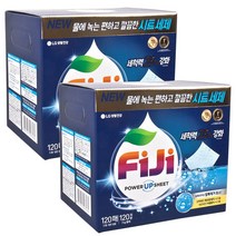 LG생활건강 FIJI 피지 물에 녹는 시트세제 120매, 105매, 2box