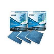 [필터테크] 다보니 코란도스포츠 PM2.5 활성탄 자동차 에어컨필터 K108, 상세 설명 참조