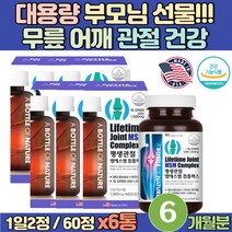 부모님 선물 비타민D 피쉬 콜라겐 함유 무릎 관절 영양제 50대 60대 여성 엠에스엔 초록입 홍합 GLUCOSAMINE 미국 직수입 상어연골 생선 콜라겐 함유 N아세틸 글루코사민