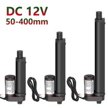 엑추에이터 모터 전동실린더 dc12v 선형 액추에이터 선형 메탈 기어 안락 의자 용 전기 마사지 침대 태양 추적기 잔디 트랙터 제설기, 스트로크 350mm, 1500n 4mm 초