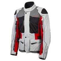 ScorpionEXO XDR Yosemite 남성용 텍스타일 어드벤처 투어링 오토바이 재킷 (레드 미디엄), 3X-Large, Red