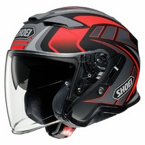 쇼에이 헬멧 바이크 홍진 클래식 오토바이 오픈 페이스 SHOEI J-CRUISE II AGLERO TC-2 아라이 시스템 x14, 04 red black