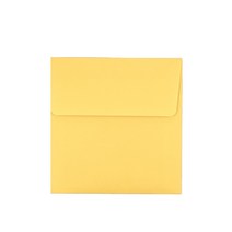 베어플레이 정사각 엽서 봉투 11.5 x 11.5 cm, 04 옐로우, 20개
