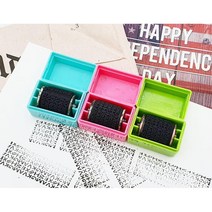 택배스탬프 정보보호용 알파벳스탬프 사무용스탬프 날짜도장기 날짜변경스탬프 다꾸