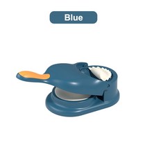 핸드 랩핑기 수동 포장 귀여운 2 In 1 만두 메이커 기계 DIY 반죽 프레스 스킨 래퍼 금형 가정용 주방 베이킹 과자 도구, [02] Blue, 02 Blue