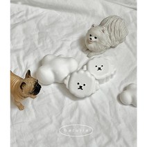 비숑 강아지 석고방향제 비숑차량용방향제, 클린코튼, 1개