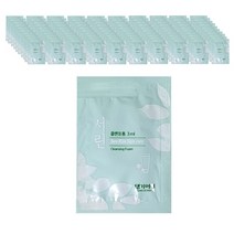 댕기머리 일회용 딥클렌징 세면도구 서린 클렌징폼, 100개