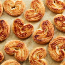 [아이스박스 무료] 미니 팔미에 하트과자 생지 13g X 50개입 냉동 팔미아