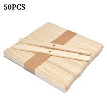 향초만들기2.6-20cm 50/100PCS 목화 양초 세트 무연 왁스 순수 코튼 코어 DIY 만들기 Pre-Waxed Wicks 촛불, 20 50pcs Wooden Holder