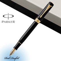 파카 듀오폴드 뉴 클래식 센테니얼 CT 만년필, F, 블랙