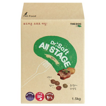 더독 전연령 닥터소프트 램 프리미엄 소프트 사료, 9개, 1.5kg