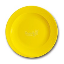 원색칼라 클래식 뷔페접시 7인치 노랑 (DS-5905)