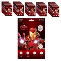 [디즈니 마블 마스크 공식업체] 국산 KC인증 어린이 유아 캐릭터 마스크 새부리형 소형 아동 키즈 초등학생 초등생 아동용 소아용 어린이용 어린이집 초등학교, 05.어벤저스 헐크 마스크 15개