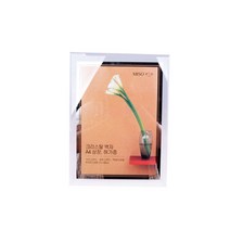 고급 크리스탈 A4 유리액자 상장/허가증 1개