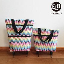 5myshop_2단크기조절바퀴달린시장가방 장바구니재례장보기 카트형 이동식 구르마 쇼핑카드 용_5myshop, ★옵션품확인_그린플라워