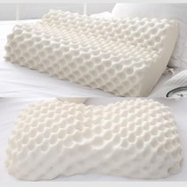 태국직수입 천연 라텍스베개 굴곡지압 땅콩지압 베개, 02)땅콩지압