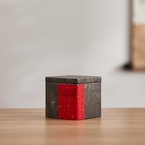 작은 녹색 오렌지 새언니생일선물 예비시어머니선물 언니결혼선물 친구결혼선물 보이차다기세트, 9cm  7cm 사각은  레이블없이 할 수 있습니다