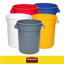 브루트쓰레기통 러버메이드 브루트 미국 브루트통 대형 75L 브루트통 쌀보관통 원두보관 커피통 플라스틱통, 블루