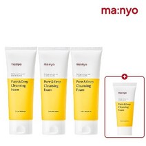 마녀공장 [마녀공장] 퓨어&딥 클렌징 폼 100ml x3개 [+퓨어 20ml 증정], 단품없음