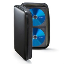 Cd 케이스 블루 라이트 디스크 박스 충격 방지 홀더 패키지 포함 96 용량 여행용 정리, 한개옵션0