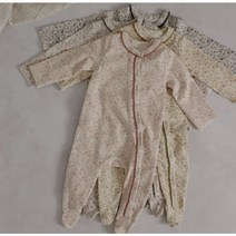 플린발달이수트 신생아선물 배냇슈트 50일아기 실내복 peekaboo