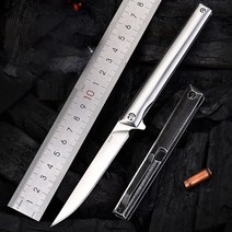 수공구 장인손 남성 콜드 스틸 접이식 포켓 나이프 야외 생존 캠핑 부시 크래프트 사냥, 매트 블랙 포인트