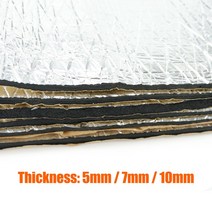 바닥단열재 바닥보온재 결로방지 방한재 단열시트 조각시트 1롤 50x200cm 5mm/7mm/10mm 자동차 방음 트럭, 02 5mmx200x50cm