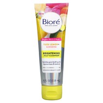 비오레 브라이트닝 젤리 클렌저 유자 레몬 + 인삼 118g 4 fl oz