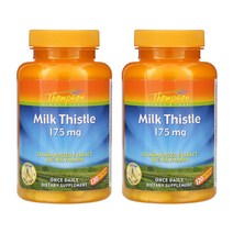 톰슨 밀크씨슬 175mg 실리마린 베지 캡슐 120정 X 2통