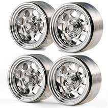 만소리휠 20인치휠 휠캡 RC4WD D90 D110 19 인치 금속 휠 시뮬레이션 휠 시뮬레이션 등반 TRX4, GRC silver 4PCS