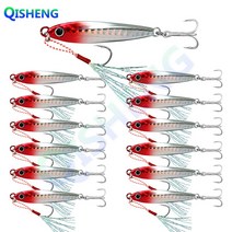 치승 오색 메탈지그 13개입/세트(10g 15g 20g 30g 40g 60g) 메탈지그 농어 삼치 우럭 배스 방파제 선상낚시, 60g, HTLS-2#