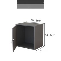 사물함 캐비닛 철재 사무실옷장 관물대 케비넷 미용실 개인 캐비넷 사무실 락카장 미니 락커 철제, 다크그레이 스탠다드(잠금포함)
