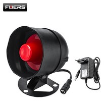 싸이렌 스피커 차량용앰프 구급차 렉카차 Fuers-와이파이 Tuya 스마트 경보 시스템 사이렌 큰 소리 홈 무선 감지기 보안 보호, [01] EU 플매트 카펫 러그, [01] Not WIFI Tuya Kit 1