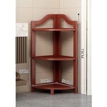 원목 깔끔이코너수납장 3단4단 모서리 거실코너장 다층틈새정리함 벽 침실, 1개, L