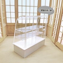 미니어쳐 가구 소품 1/6 스케일 인형 집 미니어처 케이크 빵 DIY 디저트 미니 음식 BJD 주방 액세서리, 1pcs cabinet