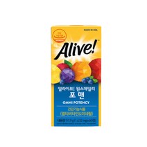 얼라이브 원스 데일리 포맨 종합 멀티비타민 60정(2개월)