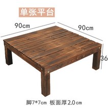 아파트평상 조립식 베란다 실내 옥상 미니 야외용 평상 원목 원목 부식 방지 홈스테이 정원 조합, 1㎡, 환경 친화적 인 수성 페인트로 솔질 된 90  9