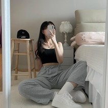 [150cm 160cm ver.] 인생핏 와이드 트레이닝 팬츠 (키작녀|키큰녀)